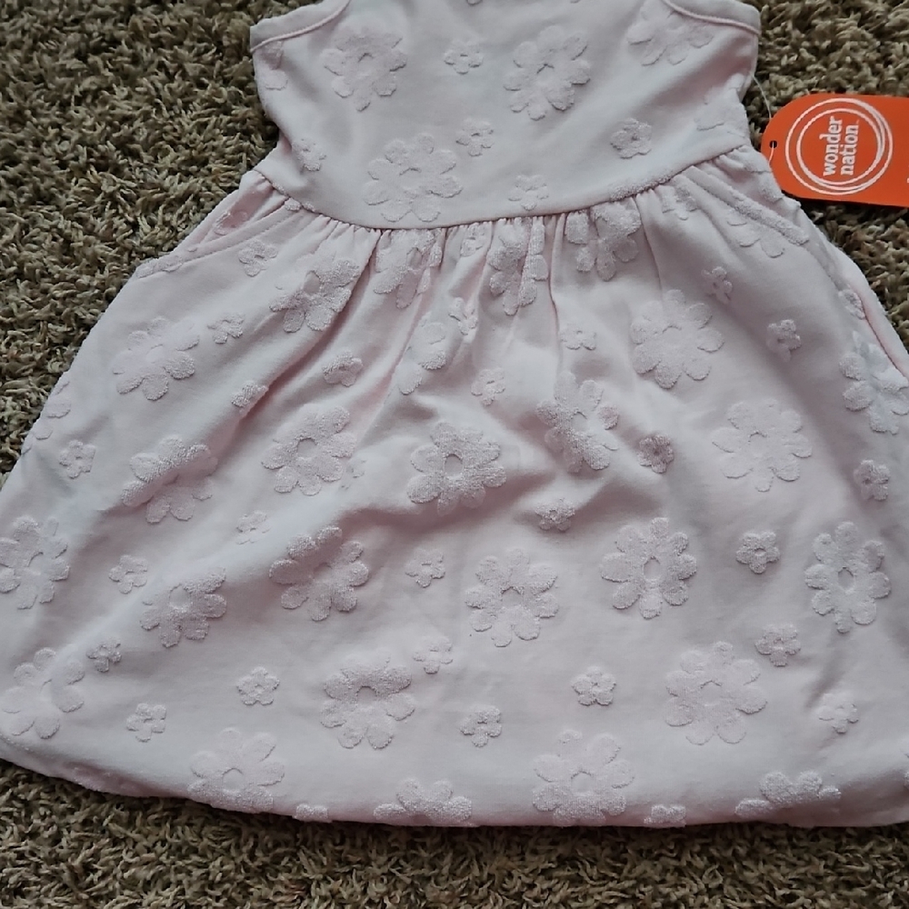 Wonder Nation Light Pink Floral Dress
